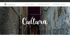 Desktop Screenshot of cultura-pontresina.ch